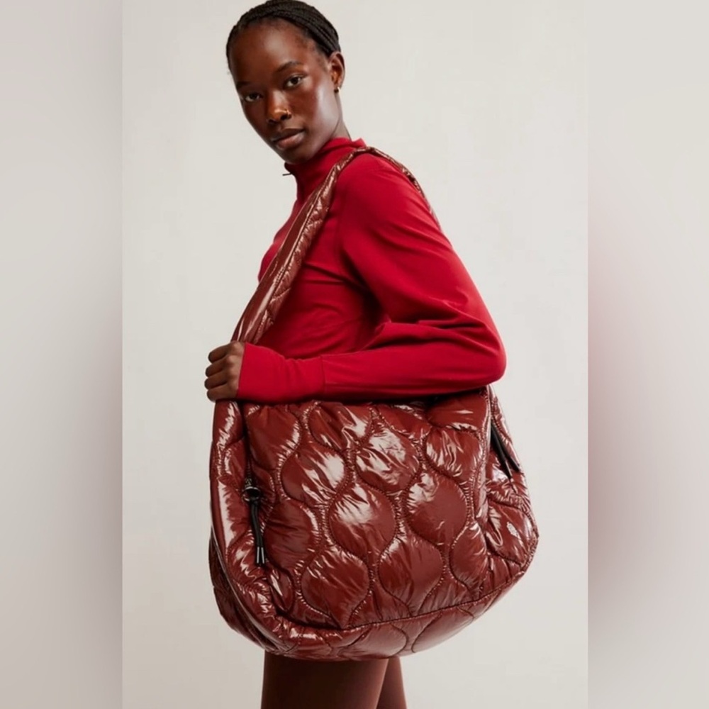 Free People X FP Movement Surplus Shine Carryall in Nutshell NWT